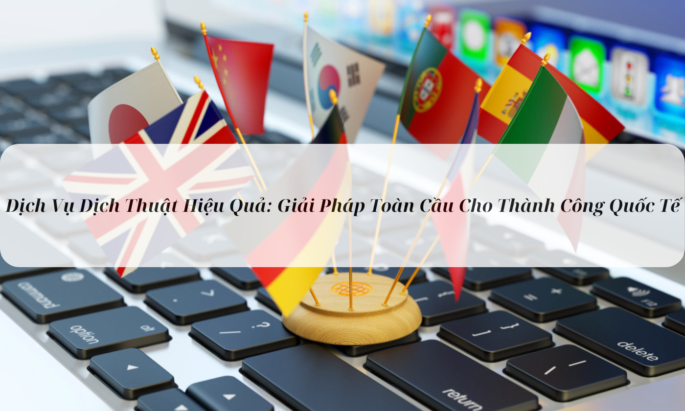 Dịch Thuật Hiệu Quả: Giải Pháp Toàn Cầu Cho Thành Công Quốc Tế