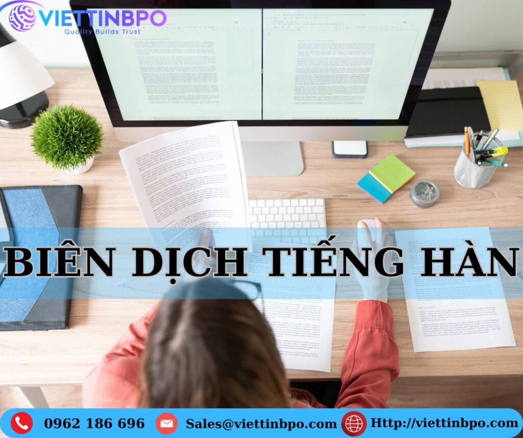 Biên Dịch Tài Liệu Việt Hàn