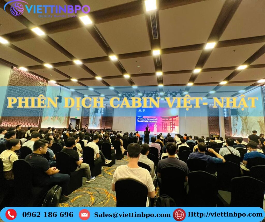 Phiên dịch cabin Việt Nhật cho hội thảo FPT Japan Holdings