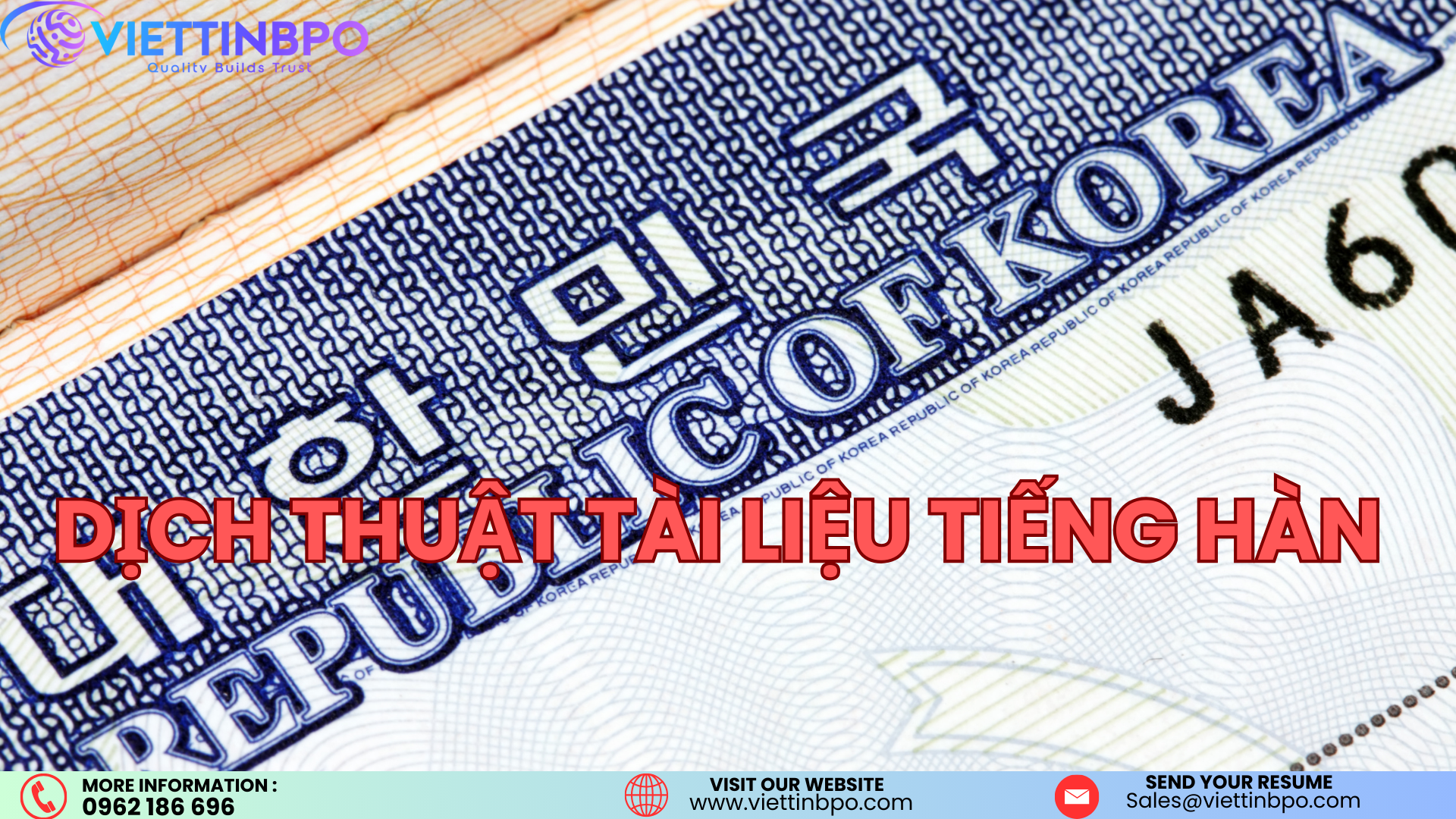 Biên dịch tài liệu tiếng Hàn