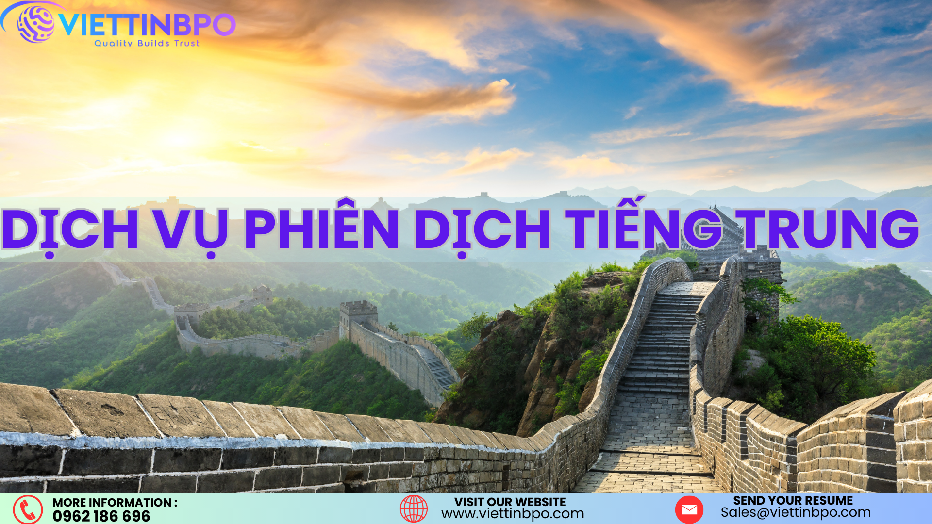 Dịch vụ phiên dịch Tiếng Trung