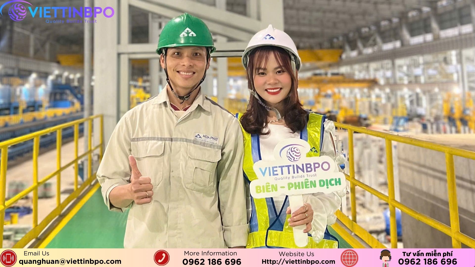 Phiên dịch hiện trường nhà máy