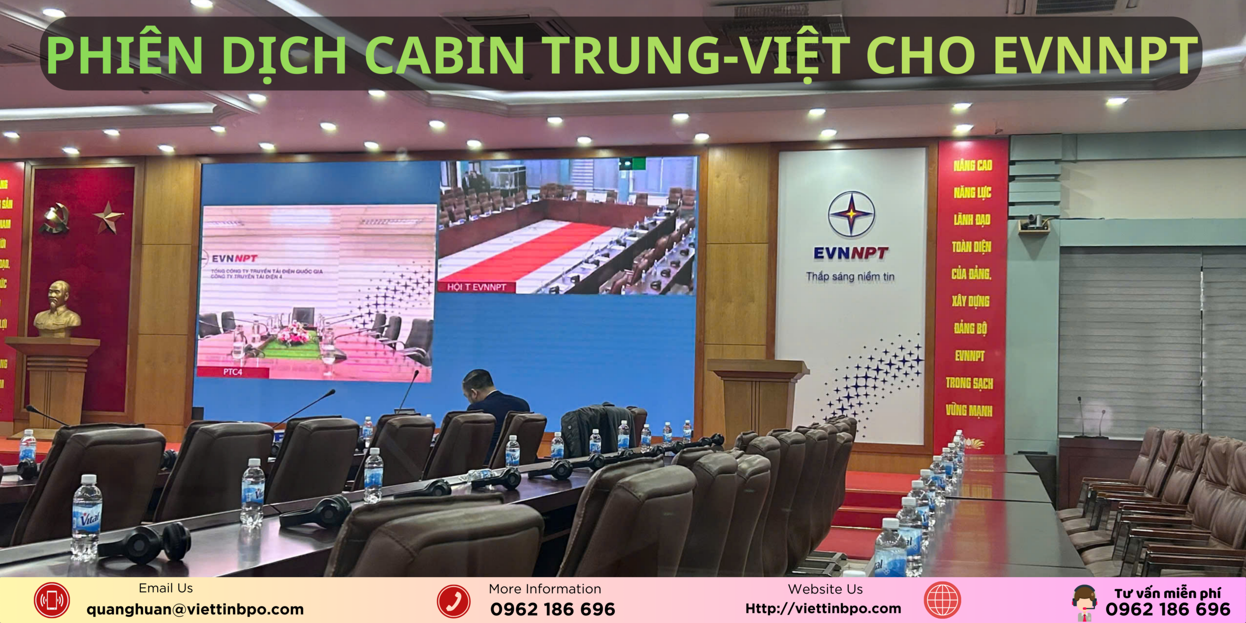 Phiên dịch Cabin Trung Việt Cho Tập đoàn điện lực EVN