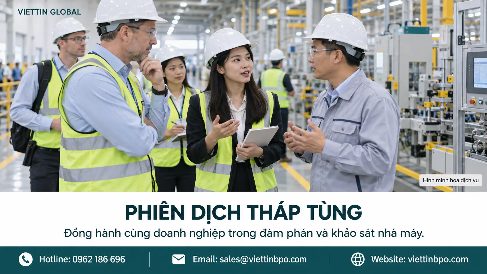 Phiên dịch cabin, hội thảo, tháp tùng và thiết bị trọn gói tại Viettin Global